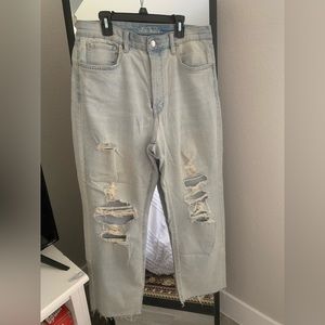 TARGET WILD FABLE CROPPED WIDE LEG JEANS